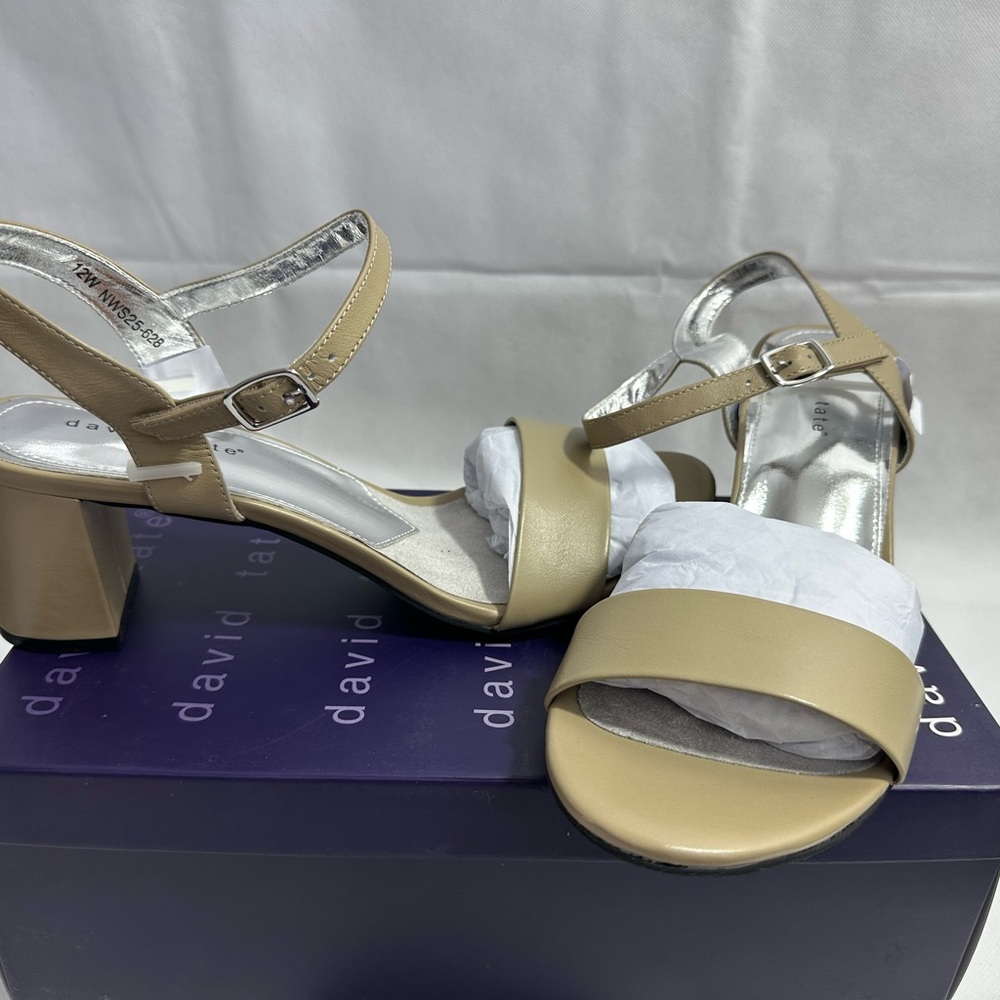 David Tate Women's Tan Heeled Sandals